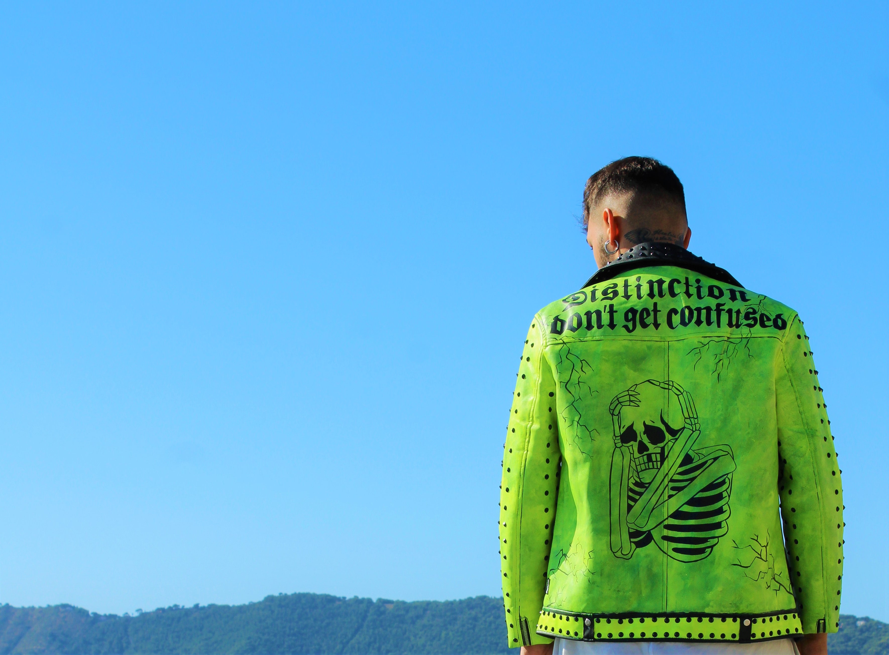 CHIODO ECOPELLE TESCHIO FLUO
